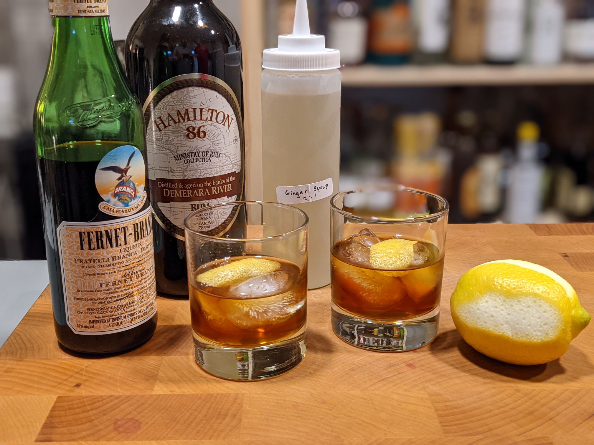 image from Untitled Fernet Ginger Drink